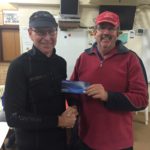 Tues 20th Sep 2016 : David Griffiths presenting David Urquhart with a movie voucher