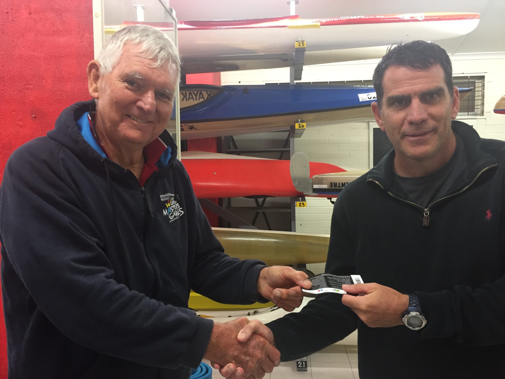 Tues 17th October 2017 : Tonights photo shows Committee Member Stuart Hyde presenting tonights winner Jerry Alderson with a movie voucher