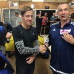 Tues 22nd May 2018 : Tonight’s photo shows Noah Boldy presenting Dave Boldy with a movie voucher.