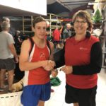 Tues 30th October 2018 : Tonight’s photo shows club Treasurer Simone Burge presenting Noah Boldy with cold hard cash