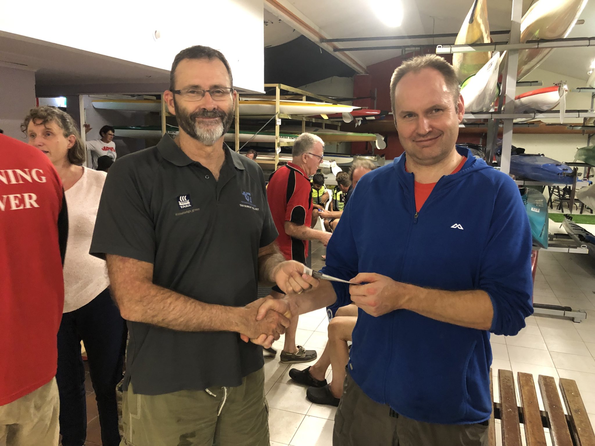 Tuesday 5th March 2019 : Tonight’s photo shows club member Alan Ings presenting Keiran English with the winners movie voucher