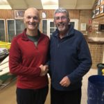 Tuesday 11th June 2019  : Tonight’s photo shows club member David Griffiths presenting Carlo Cottino with the winners movie voucher.