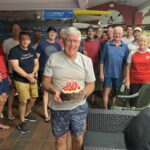 Tuesday 6th December 2022 : Tonight’s photo shows club member Joe Wilson being presented with a birthday cake for his 80th Birthday, congratulations Joe.